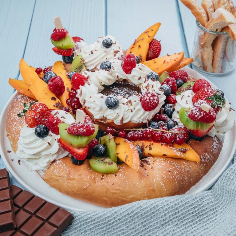 Brioche de frutas para merendar!