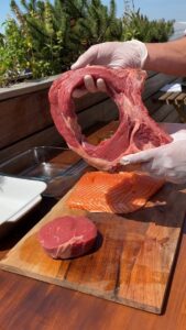 Salmón y filete!
