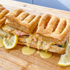 Le feuilleté saumon grillé