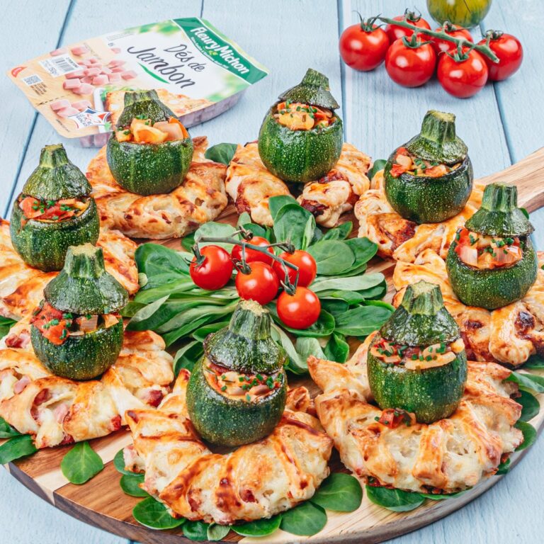 Ziegenkäse & gefüllte Zucchini