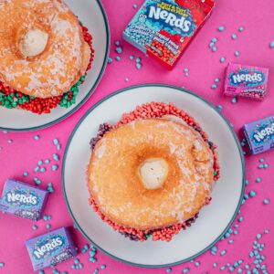 Nerds’ Donut Ice Cream Sandwich