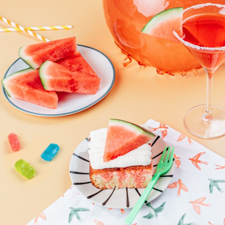 Tarta de caramelo y sandía!