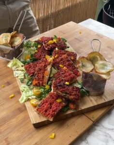 Grilled Spicy Lamb Sandwich