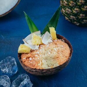 Piña Colada und Kokosnusskuchen Piña Colada und Kokosnusskuchen