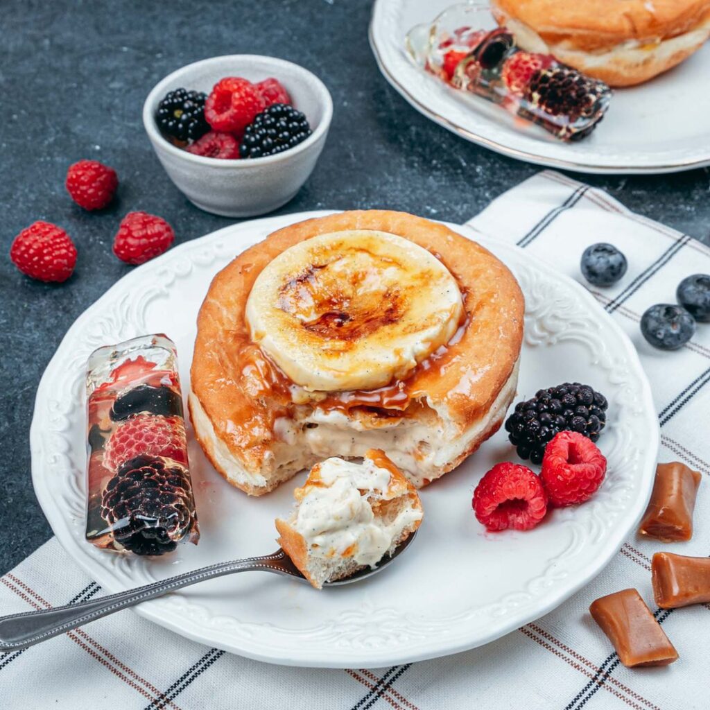 Donuts crème brûlée