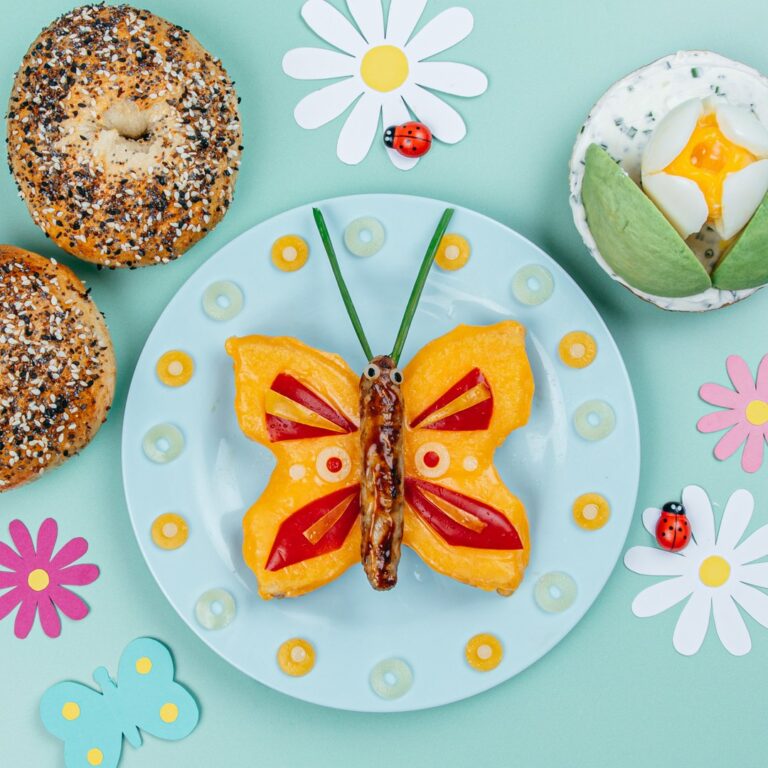 Tulip & Butterfly Bagel