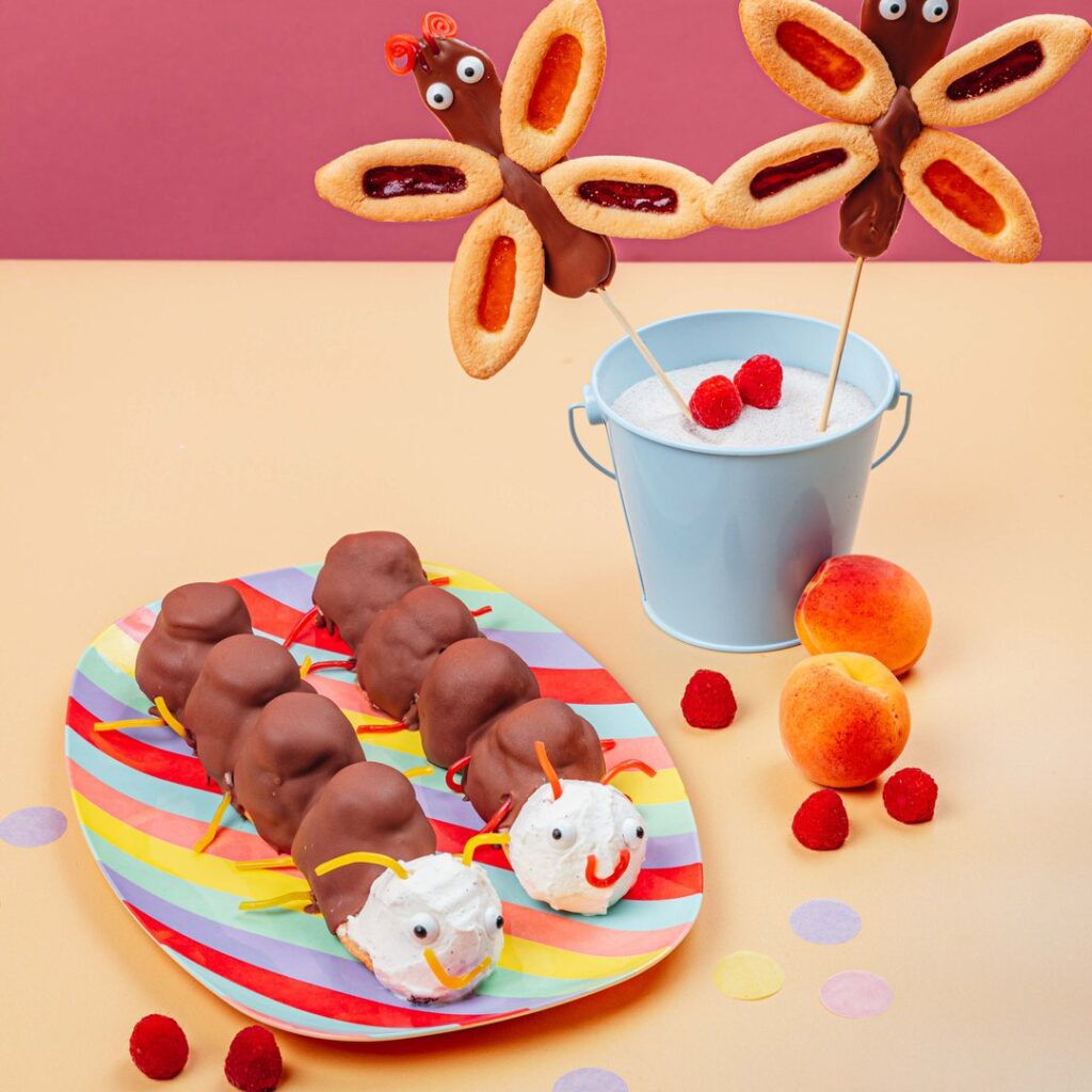 Le tiramisu des chenilles qui deviennent papillons