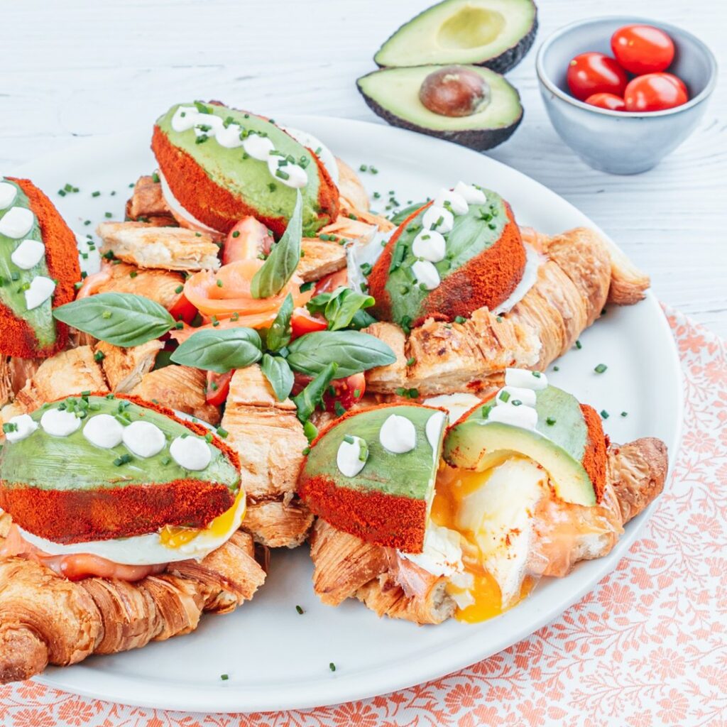 Smoked Salmon & Avocado Croissant