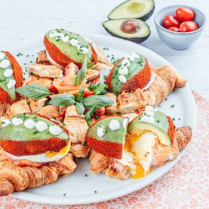 Smoked Salmon & Avocado Croissant