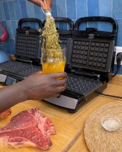 Pikante Steakwaffeln Pikante Steakwaffeln