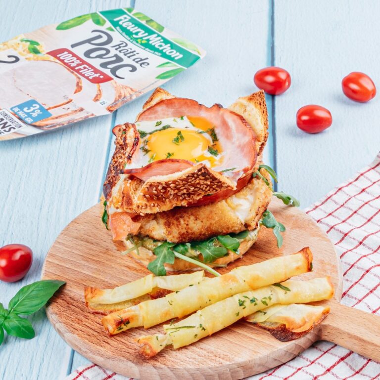 Hamburguesa de mozzarella y jamón!