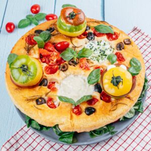 Focaccia italiana para el aperitivo!