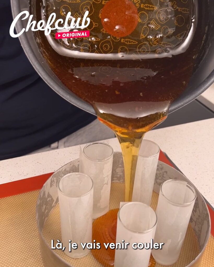 Décor en caramel