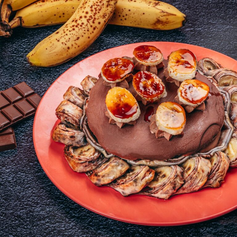 La pizza snickers glacé bananes La pizza snickers glacé bananes