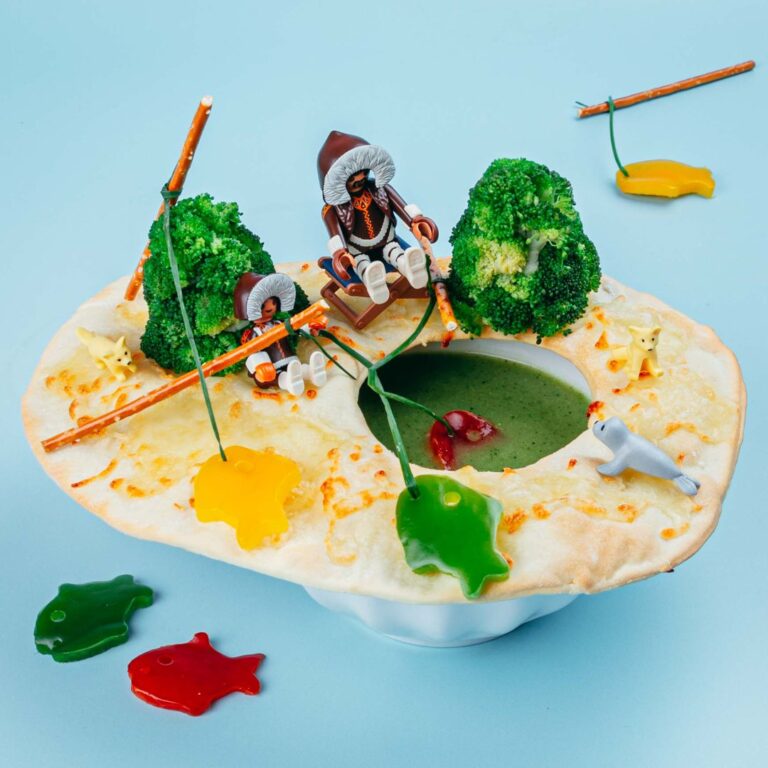La soupe au brocoli et poivrons
