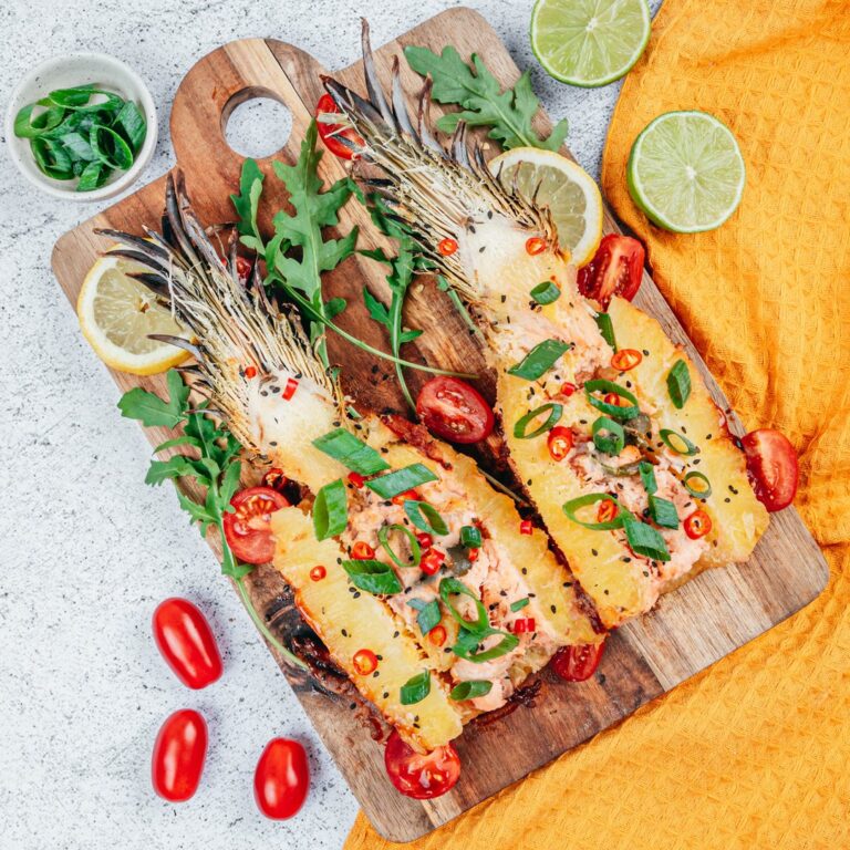 Ananas und Lachs Ananas und Lachs