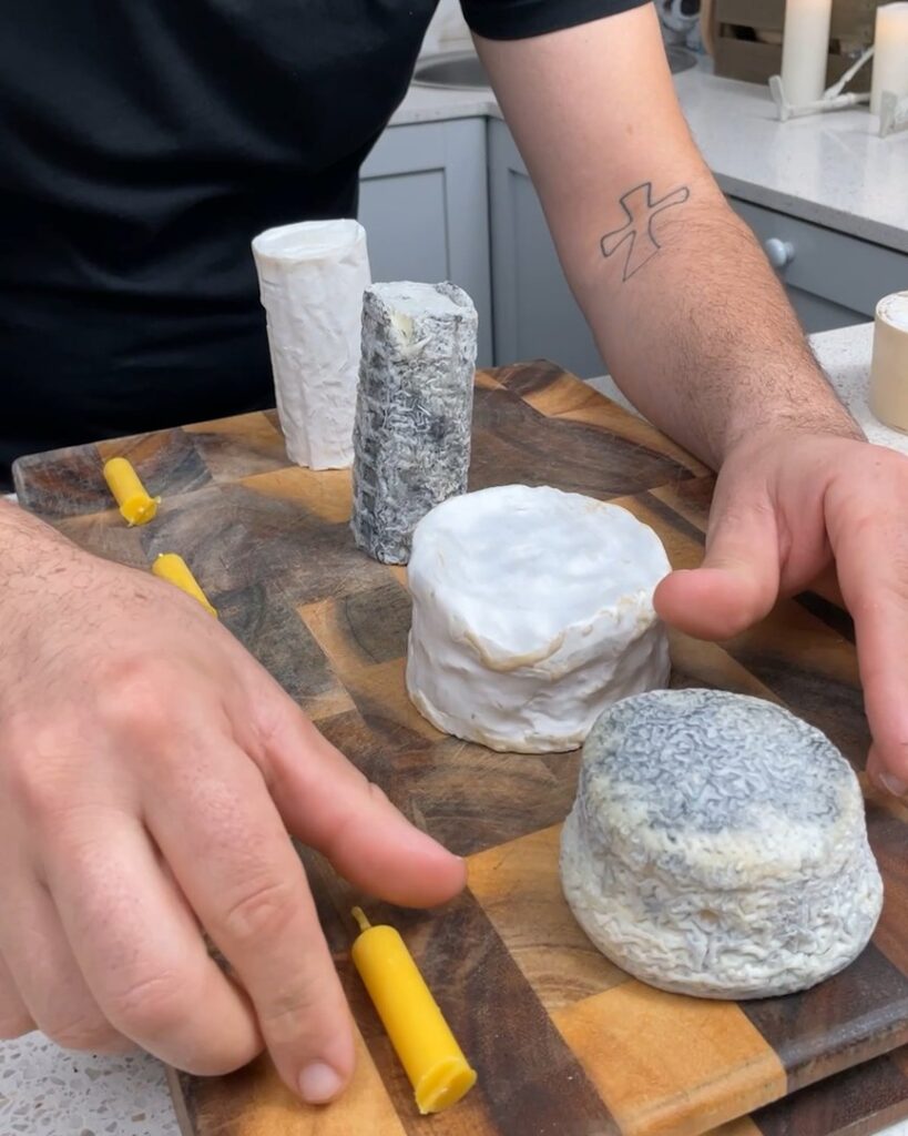 Préparation des fromages