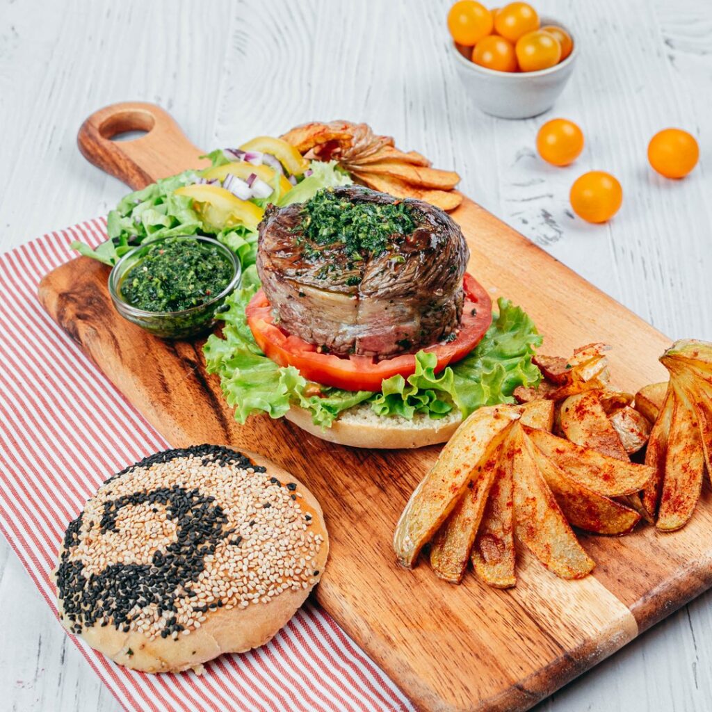 Hausgemachter Filet Burger