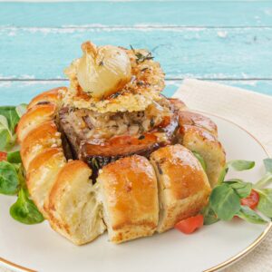 Französisches Zwiebel & Steak Sandwich Französisches Zwiebel & Steak Sandwich