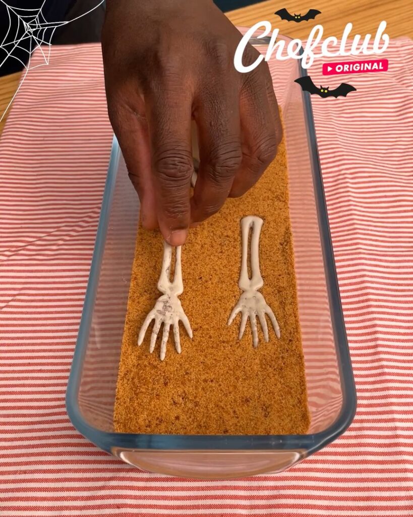 Décors squelette en chocolat