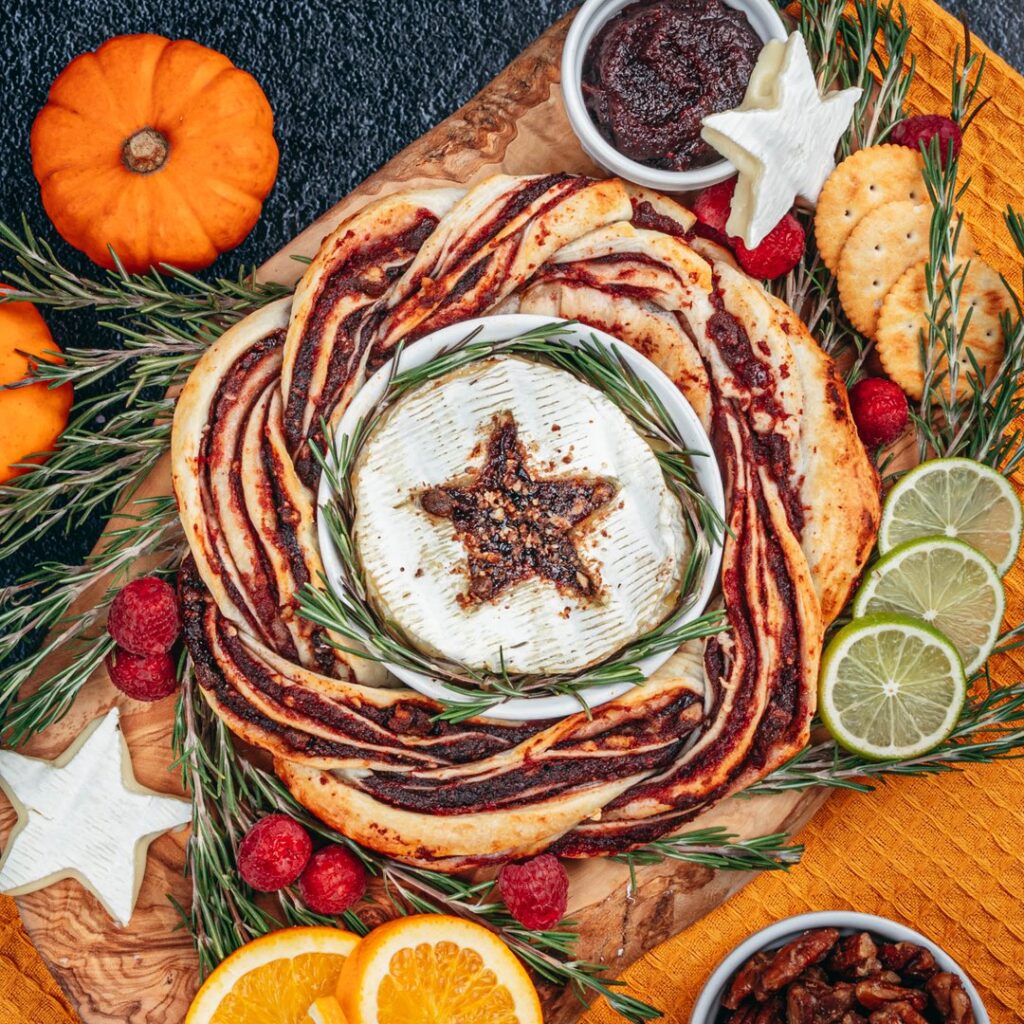 Cranberry Pecan Baked Brie