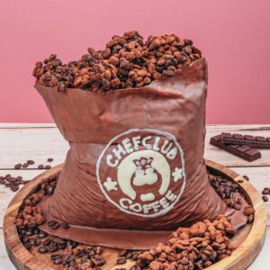 Kaffeekuchen in Schokoladentüte