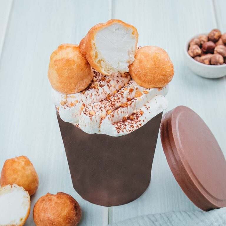 Olla de profiteroles