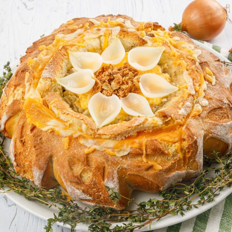 Käse-Zwiebel-Dip