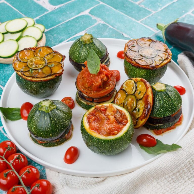 Legumes recheados vegetarianos