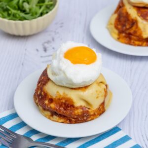 Crepe de presunto e queijo