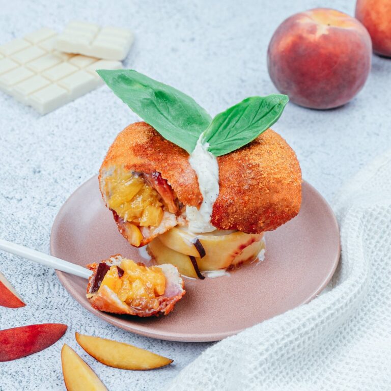 Buñuelos de melocotón!