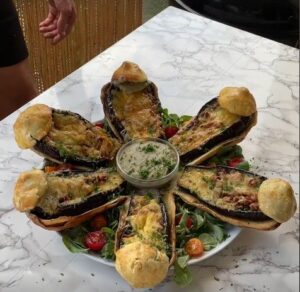 Quiche de berenjenas a la parrilla!
