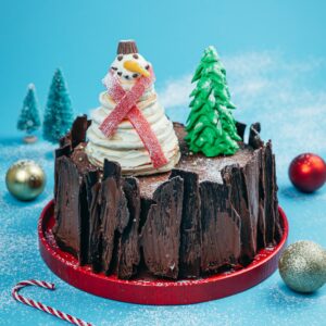 Frosty The Snowman Cake