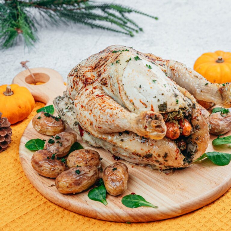 Hähnchen in der Salzkruste