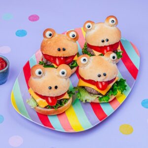 Le burger à colorier & cuisiner