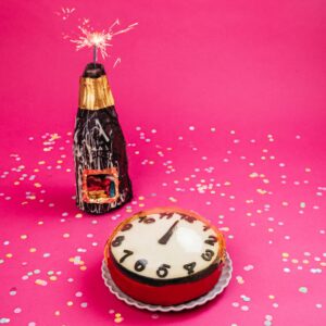 Midnight Clock Cake