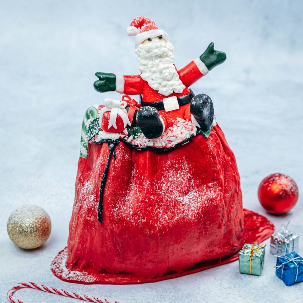 Santa-sack Cake Pop