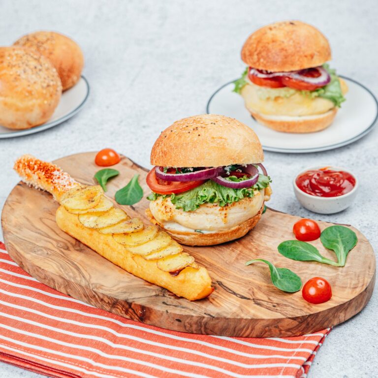 Burger de poulet Label Rouge gourmand