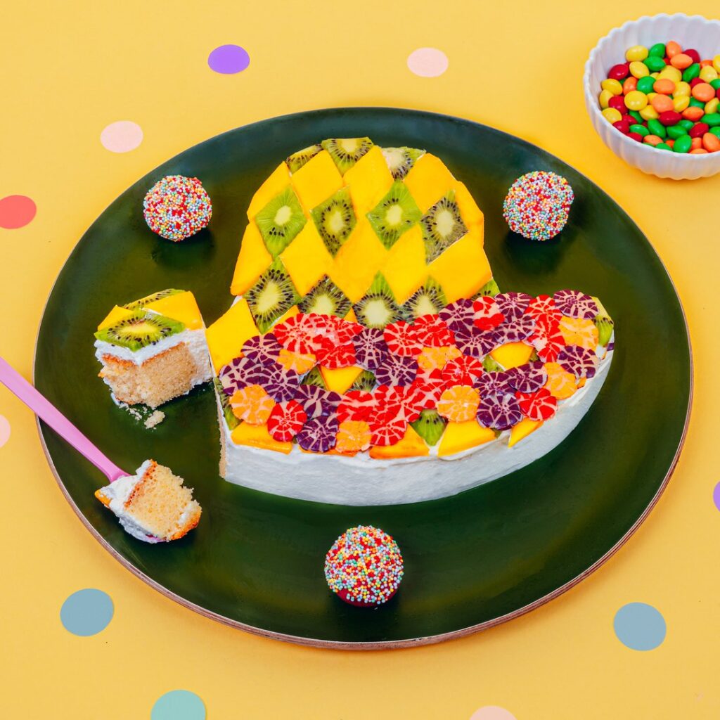 Le gâteau aux fruits de Mardi Gras