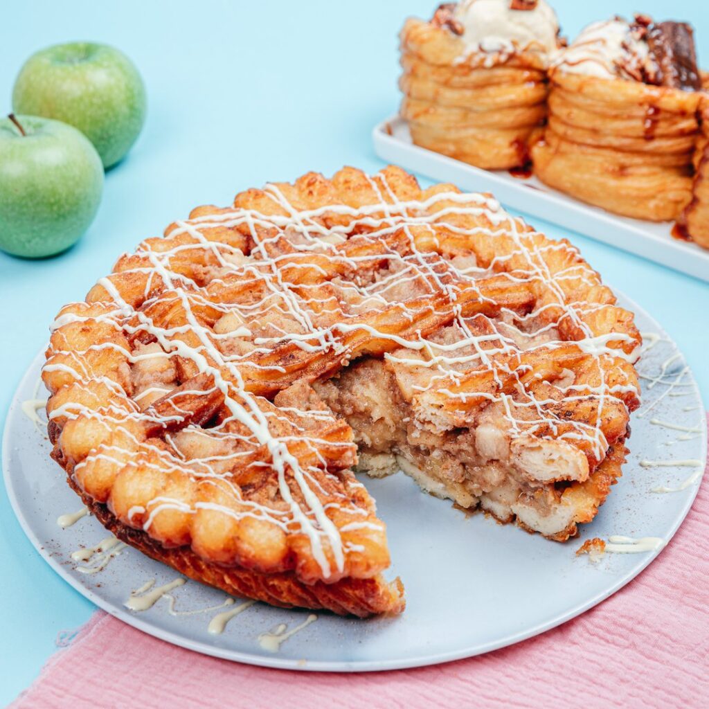 Pastel de churros con manzana!