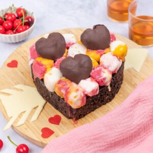 Pastel de chocolate para enamorados!