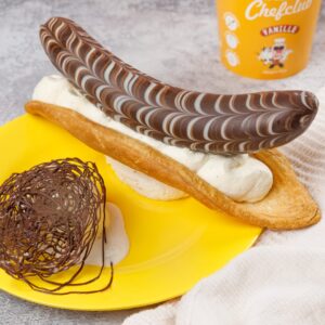 Plátano con chocolate!