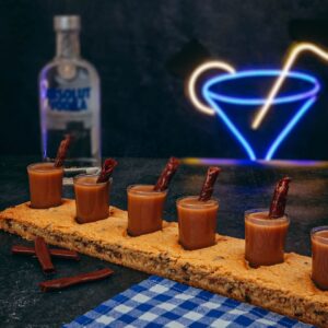 Chupitos de caramelo y palitos dulces!