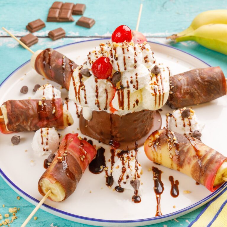 Fondue de plátano!