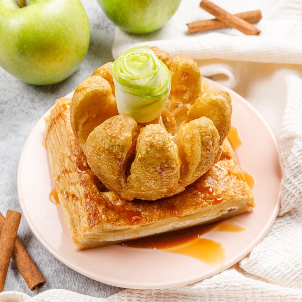 Doce de maçã com canela