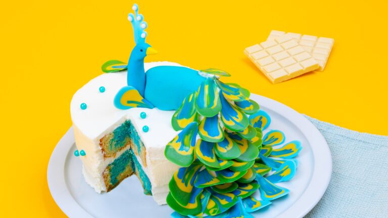 ¡El pastel más bonito que un pavo real! ¡El pastel más bonito que un pavo real!