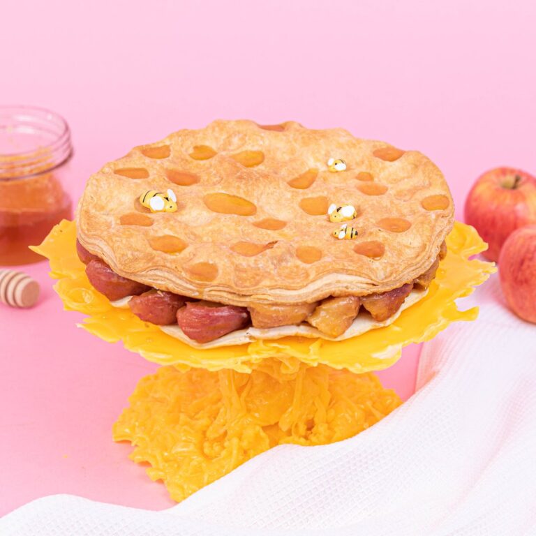 ¡Pastel de manzana de colmena!