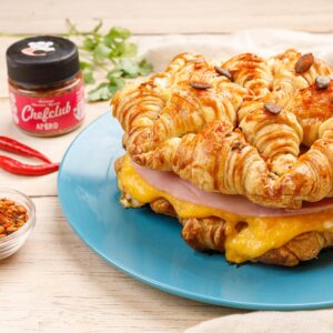 Corona de croissants salados!