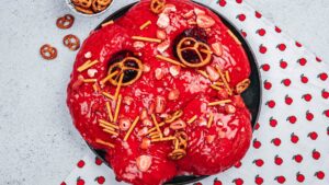¡Trenza de Pretzel de fresa!