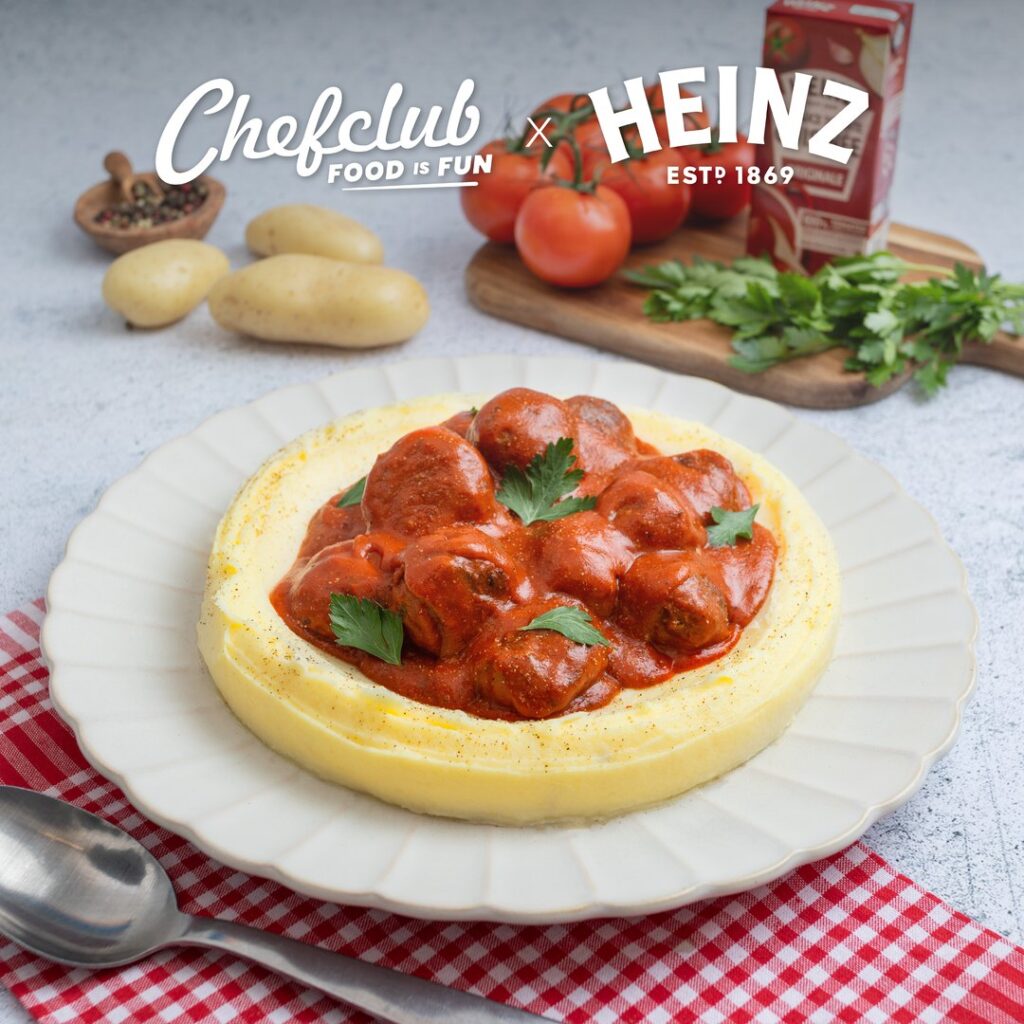 Les boulettes à la sauce tomate cuisinée Heinz